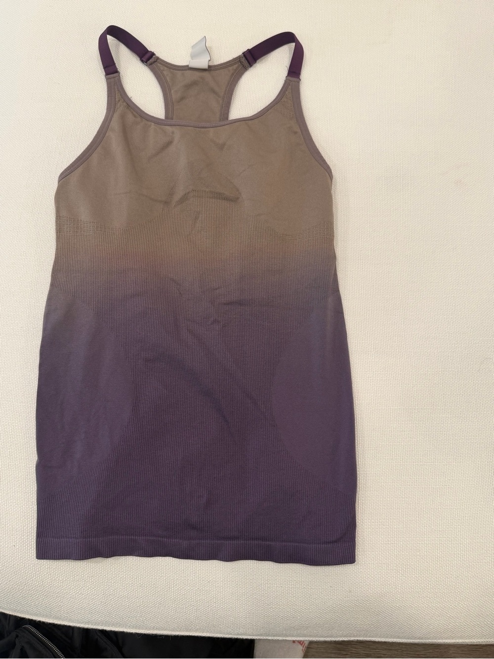 Stella McCartney adidas Ombre Racerback Tank Top in Brown and Purple
